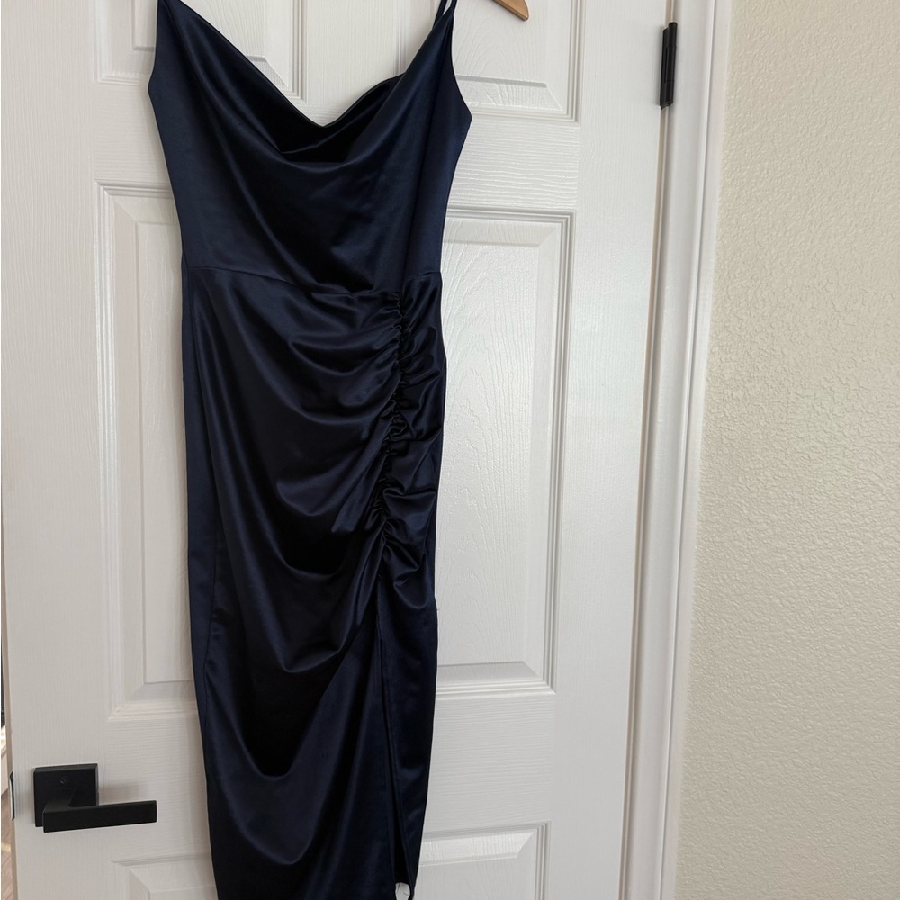 Windsor Midnight Blue Asymmetrical Dress